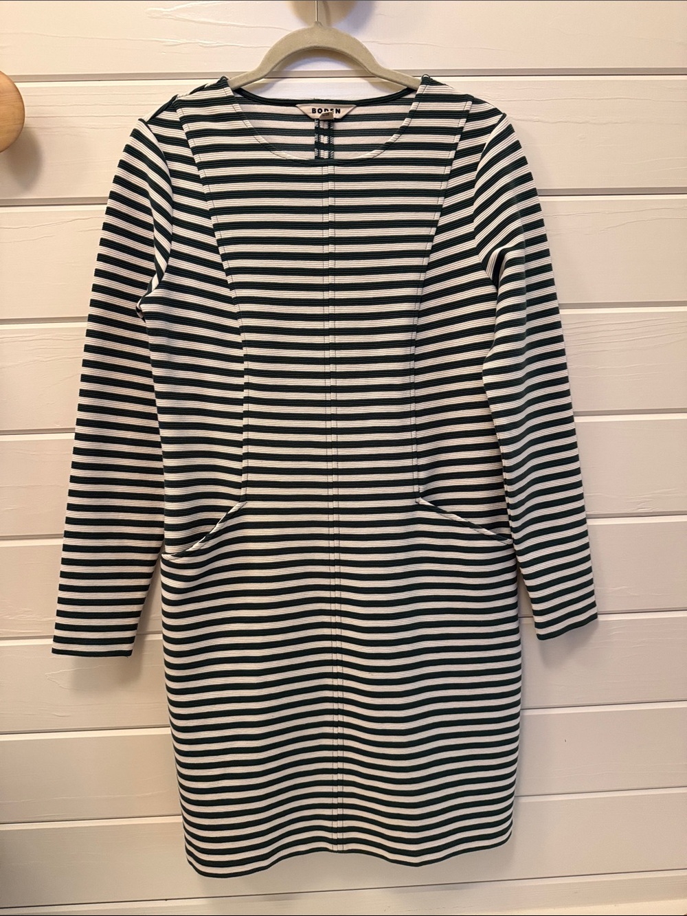 Boden Sheath Long Sleeve Dress